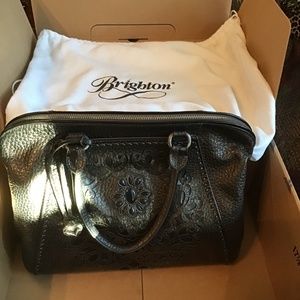 Black Brighton Joelle Pewter Purse